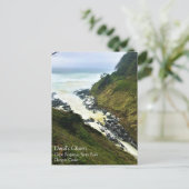 Carte postale de Devil's Churn, Cape Perpetua, côt (Debout devant)