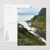 Carte postale de Devil's Churn, Cape Perpetua, côt (Devant / Derrière)