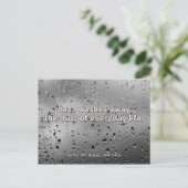 Carte postale de devis de clé noire (Debout devant)