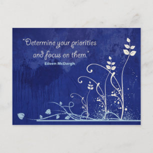 Carte postale de devis Focus-Motivational