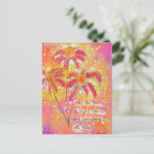 Carte postale de devis Inspiration (Debout devant)