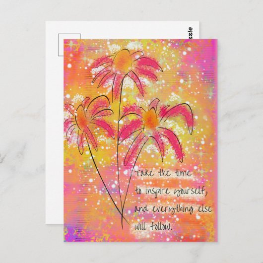 Carte postale de devis Inspiration (Devant / Derrière)