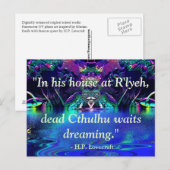 Carte postale de devis Lovecraft (Devant / Derrière)