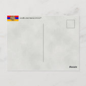 Carte postale de dicton arménien (Dos)