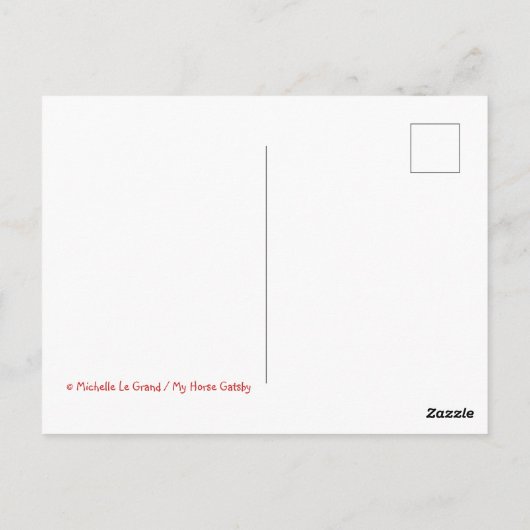 Carte postale de dinde de Thanksgiving végane (Dos)