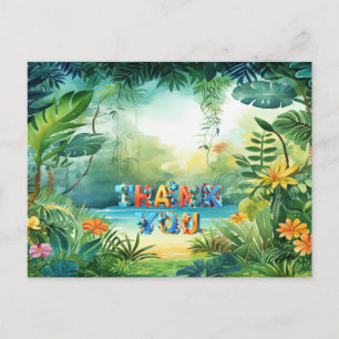 Carte postale de dinosaure mignon