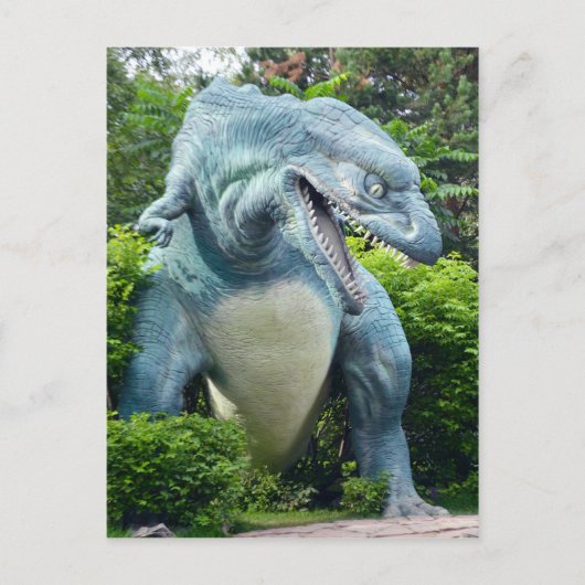 Carte postale de dinosaure prédateur (Devant)