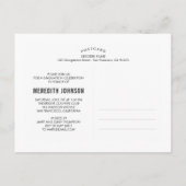 Carte postale de diplôme de script amusant (Dos)