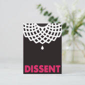 Carte postale de dissidence de RBG (Debout devant)