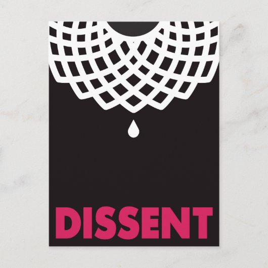 Carte postale de dissidence de RBG (Devant)