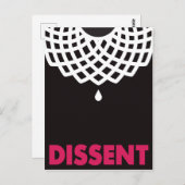 Carte postale de dissidence RBG (Devant / Derrière)