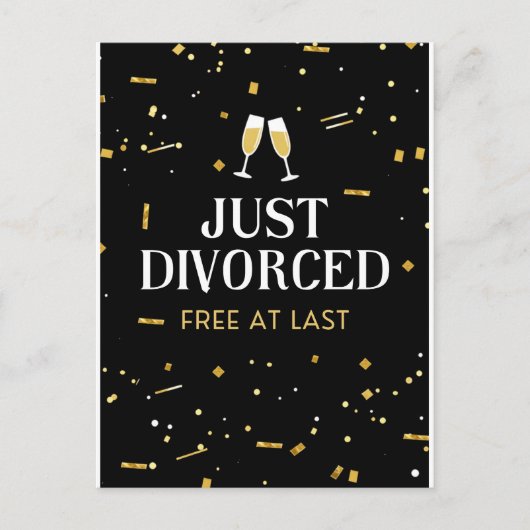 Carte postale de divorce (Devant)