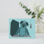 Carte postale de DJ de musique de koala (Debout devant)