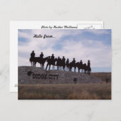 carte postale de dodge city kansas (Devant / Derrière)