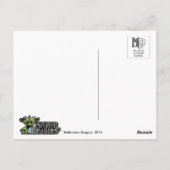 Carte postale de dragon de DM Halloween (Dos)