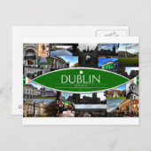 Carte postale de Dublin (Devant / Derrière)