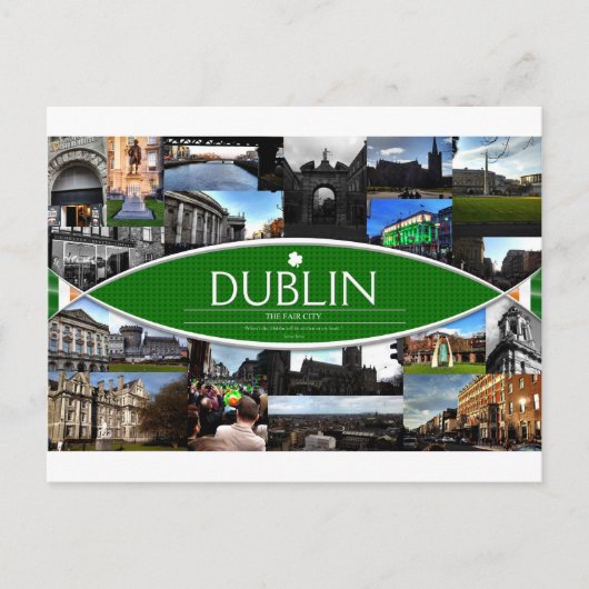 Carte postale de Dublin (Devant)