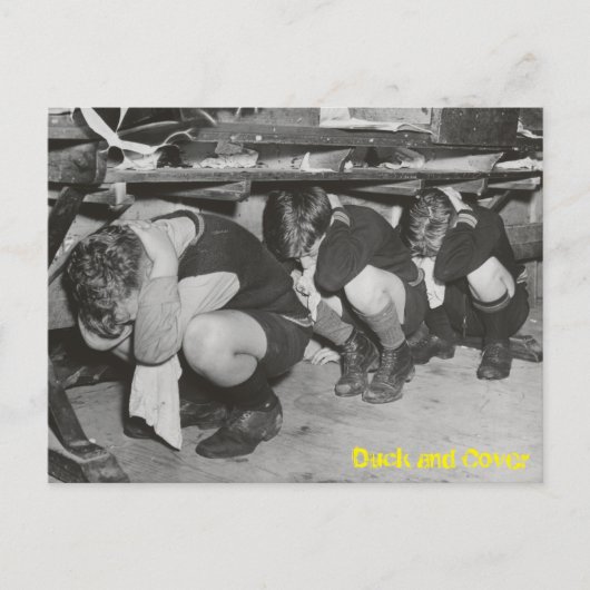 Carte postale de Duck and Cover (Devant)