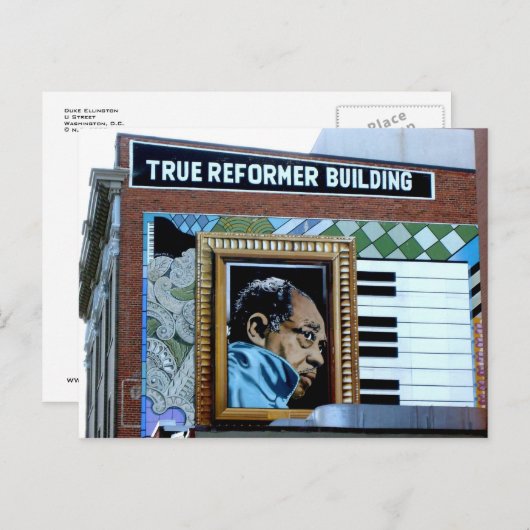 Carte postale de Duke Ellington (Devant / Derrière)