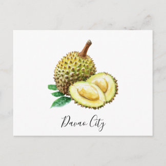 Carte postale de durian de Davao City - Philippine