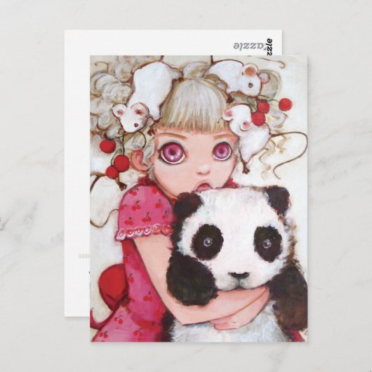 Carte postale de duvet de fruit (Devant / Derrière)