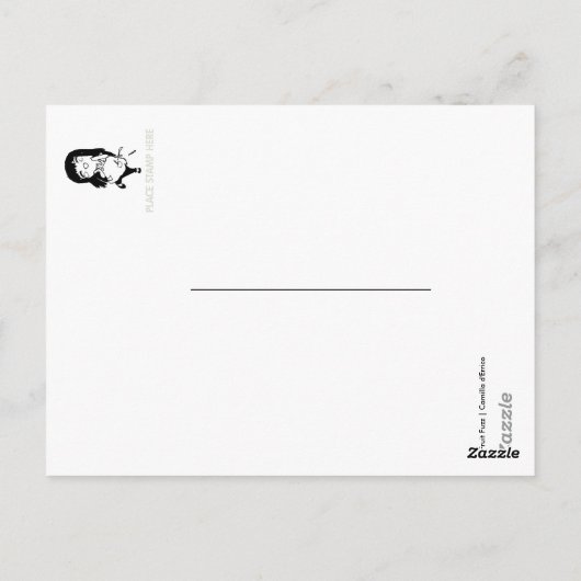 Carte postale de duvet de fruit (Dos)