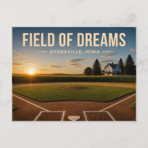 Carte postale de Dyersville, Iowa Field of Dreams