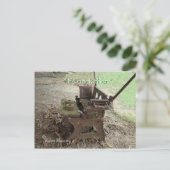 Carte postale de fabricant de béton antique - pers (Debout devant)