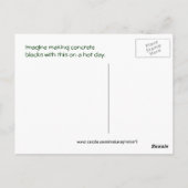 Carte postale de fabricant de béton antique - pers (Dos)