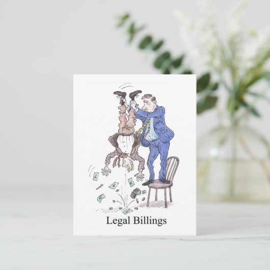 Carte postale de facturation légale (Debout devant)