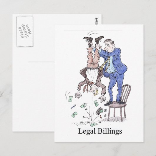 Carte postale de facturation légale (Devant / Derrière)