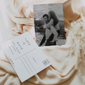 Carte postale de faire-part de date de Ellesmere M