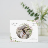 carte postale de faire-part de jardin anglais flor (Debout devant)