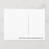 Carte postale de faire-part de mariage avec des ro (Dos)