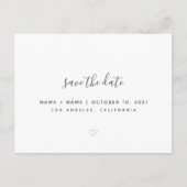 Carte postale de faire-part de mariage mignon pour (Devant)