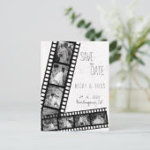 Carte postale de faire-part de mariage photo moder (Debout devant)