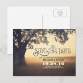 Carte postale de faire-part de mariage romantique  (Devant / Derrière)