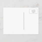 Carte postale de faire-part de mariage rustique de (Dos)