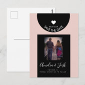 Carte postale de faire-part de Modernes Formes Noi (Devant / Derrière)