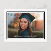 Carte postale de faire-part de remise de diplôme m (Devant)