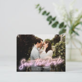 Carte postale de faire-part de sauvegarde de photo (Debout devant)