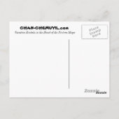 Carte postale de falaises de Tulum (Dos)