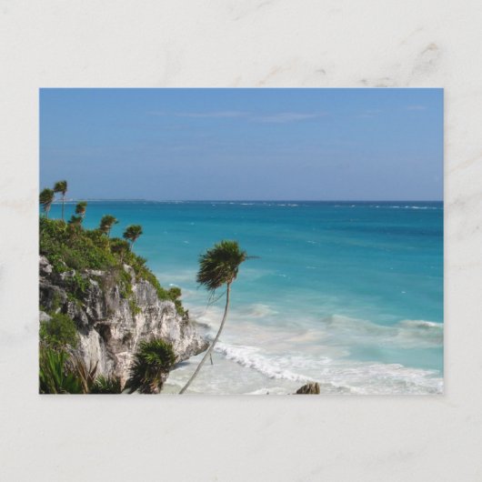 Carte postale de falaises de Tulum (Devant)