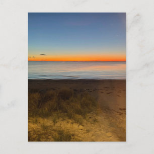 Carte postale de Falmouth Cape Cod au coucher du s