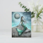 Carte postale de fantasy Meramid Dark Moon (Debout devant)