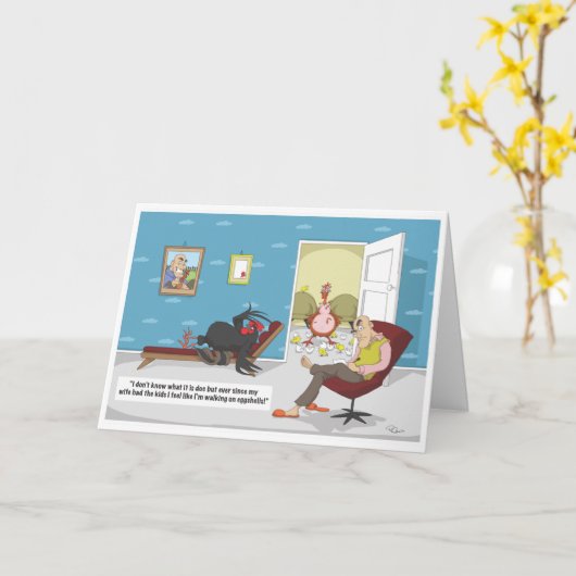 Carte postale de Father's (Fleur jaune)