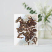 Carte postale de faucheuse (Debout devant)