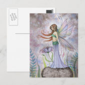 Carte Postale de Fée de Fantaisie Lily de Rêve (Devant / Derrière)