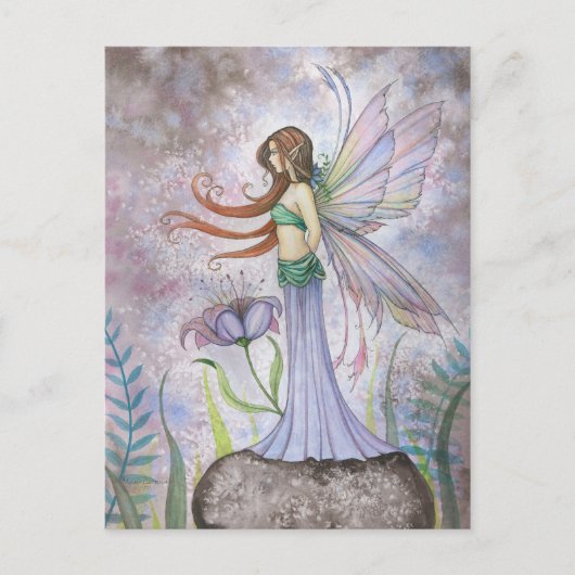 Carte Postale de Fée de Fantaisie Lily de Rêve (Devant)