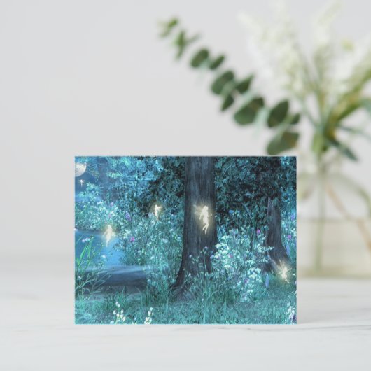 Carte postale de fée de jardin (Debout devant)